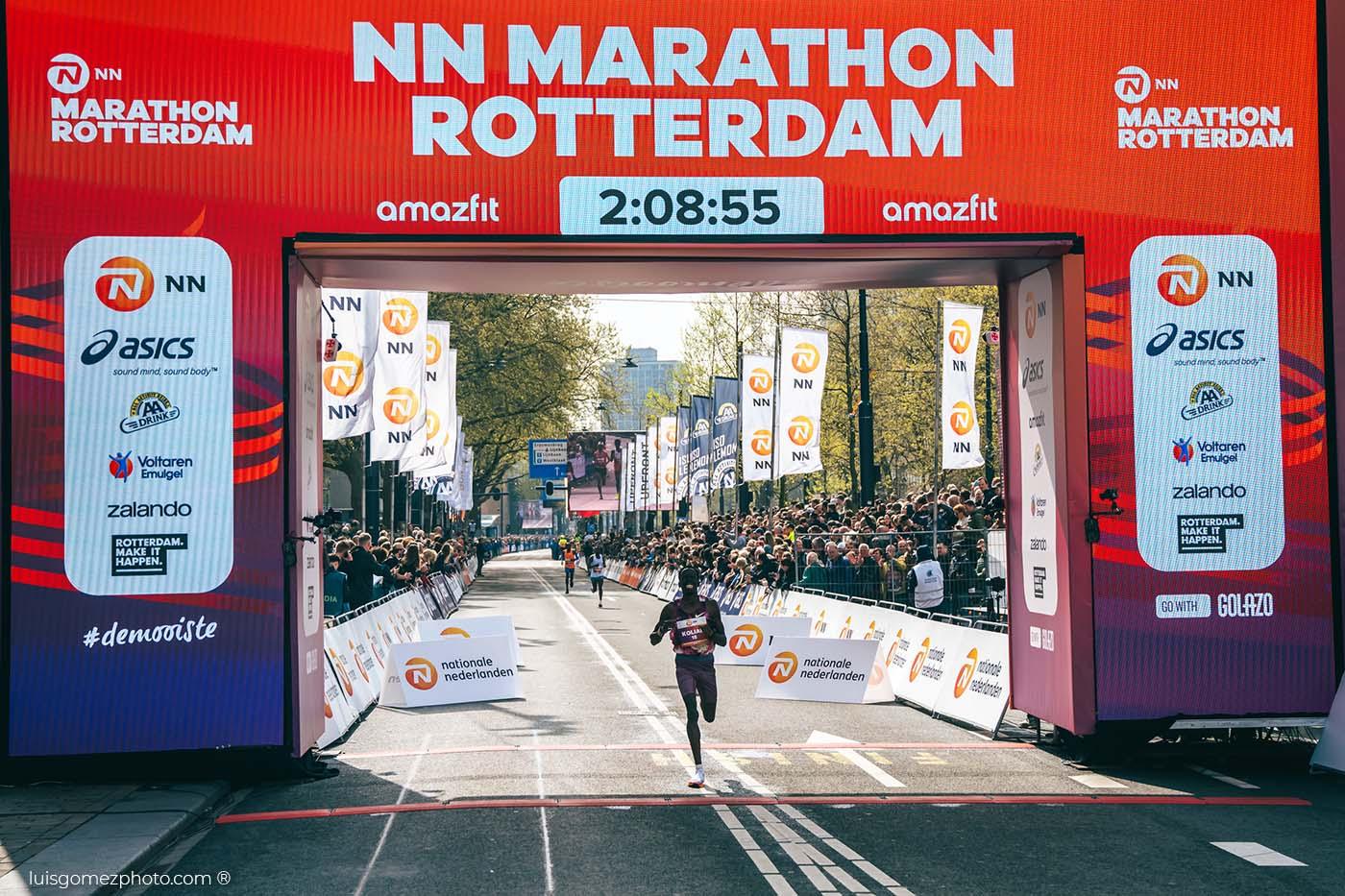 Fotógrafo de eventos deportivos - Maratón de Roterdam, fotografía de eventos deportivos en Europa. Grandes eventos deportivos